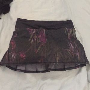 floral print pace rival skirt lululemon skort